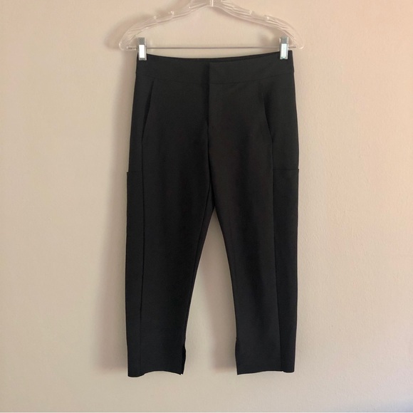 Athleta Petite Black Stellar Crop Trousers - Picture 2 of 11